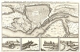 Grundriß der Stadt Leütmeritz, welche von den Schwedischen geplündert und verlassen, im Martio des 1640 Jahrs